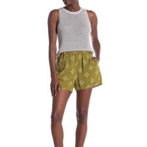 ✨sale✨ Madewell Women's Olive Green Viscose I5104 Shorts